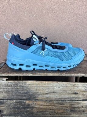 On Running Men’s Cloudultra 2 Trail Running Shoe in Wash Navy Blue